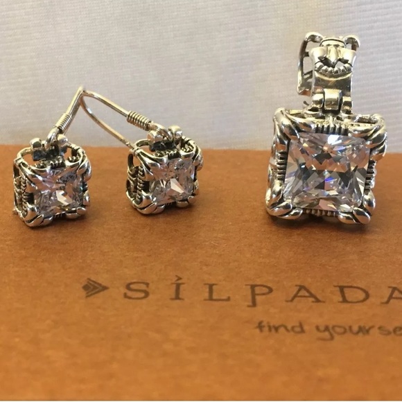 SILPADA UPTOWN PENDENT & EARRING SET - Picture 1 of 9